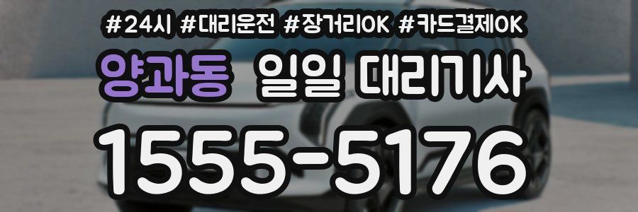 양과동 일일 대리기사