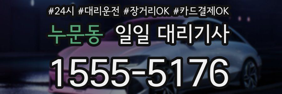 누문동 일일 대리기사