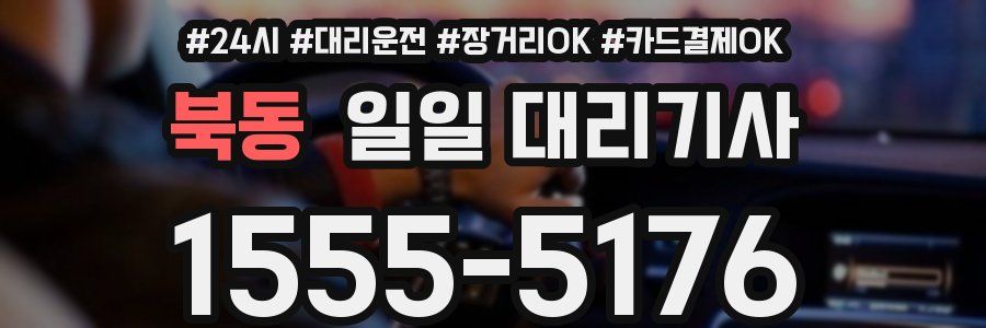 북동 일일 대리기사