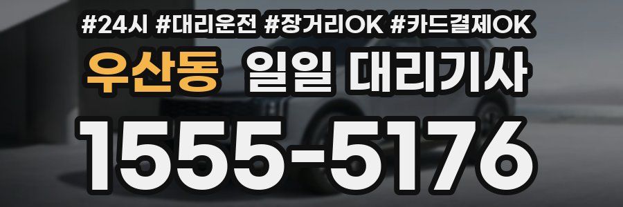 우산동 일일 대리기사