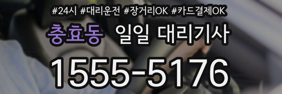 충효동 일일 대리기사