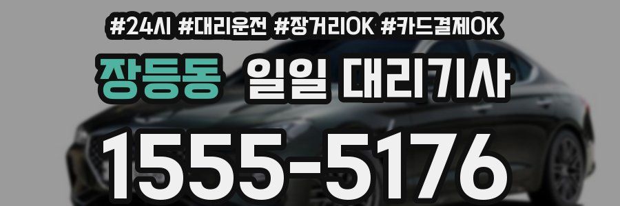 장등동 일일 대리기사