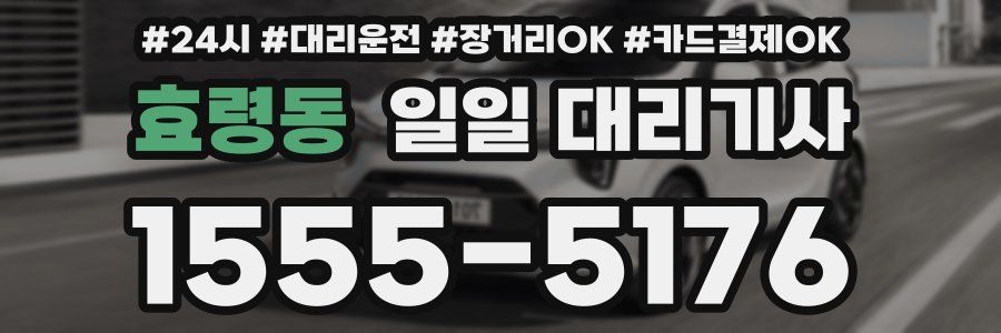효령동 일일 대리기사