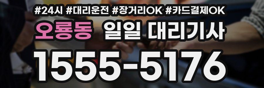 오룡동 일일 대리기사