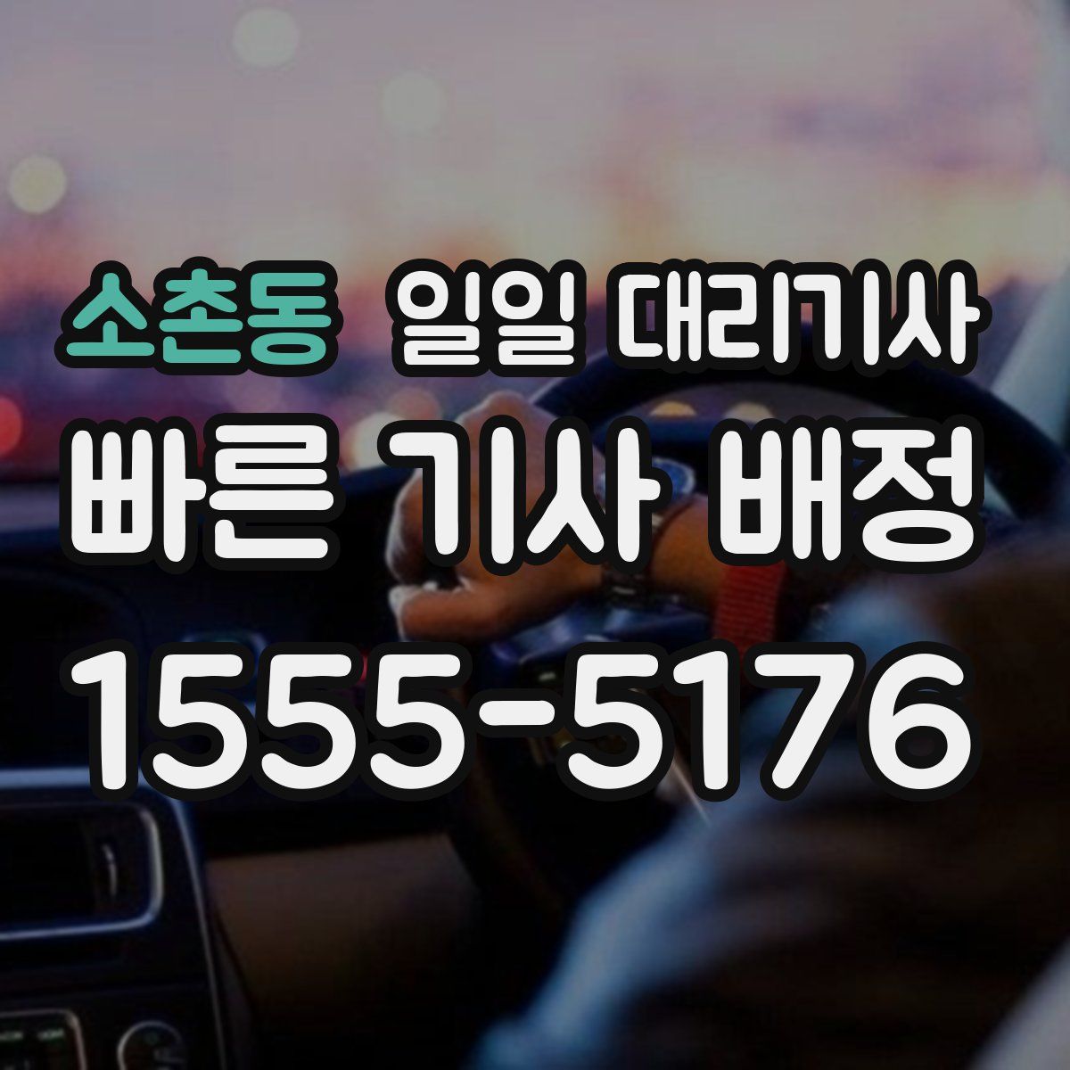 소촌동 일일 대리기사