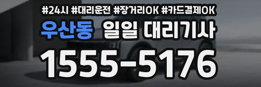 우산동 일일 대리기사