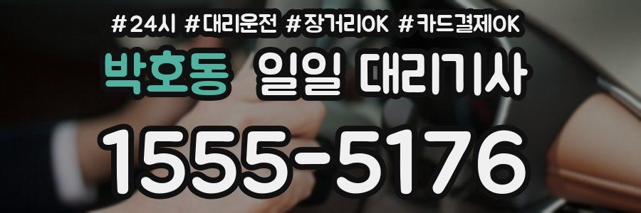 박호동 일일 대리기사