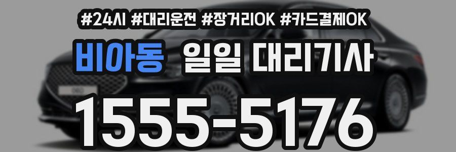 비아동 일일 대리기사