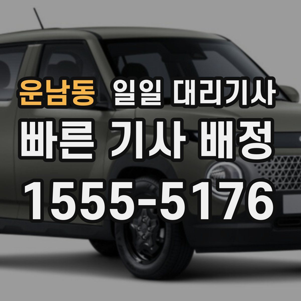 운남동 일일 대리기사