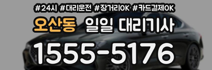 오산동 일일 대리기사