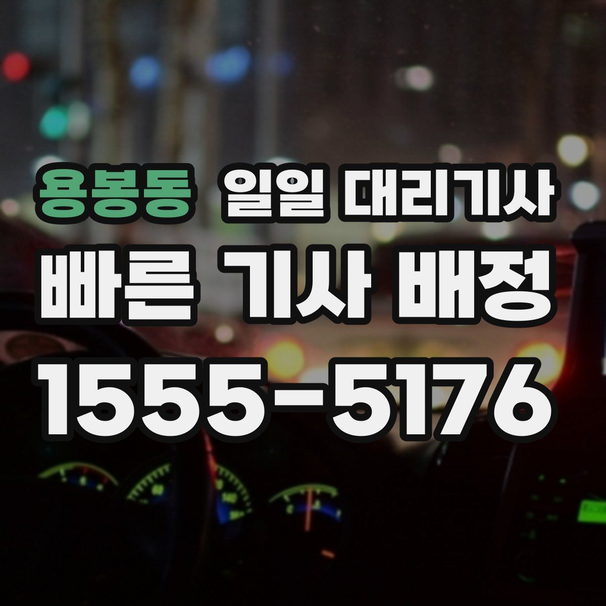 용봉동 일일 대리기사