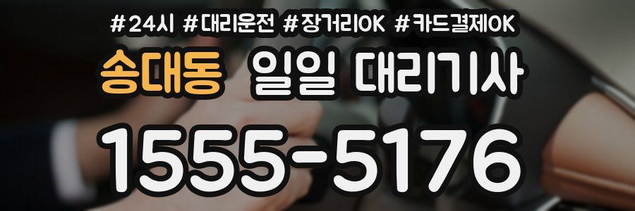 송대동 일일 대리기사