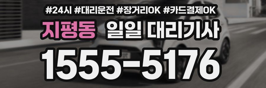 지평동 일일 대리기사