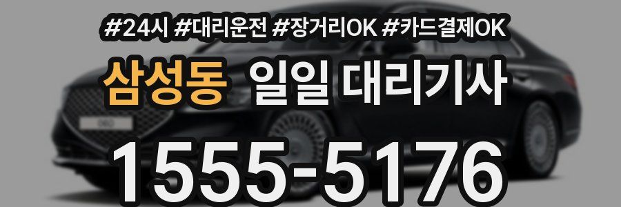 삼성동 일일 대리기사