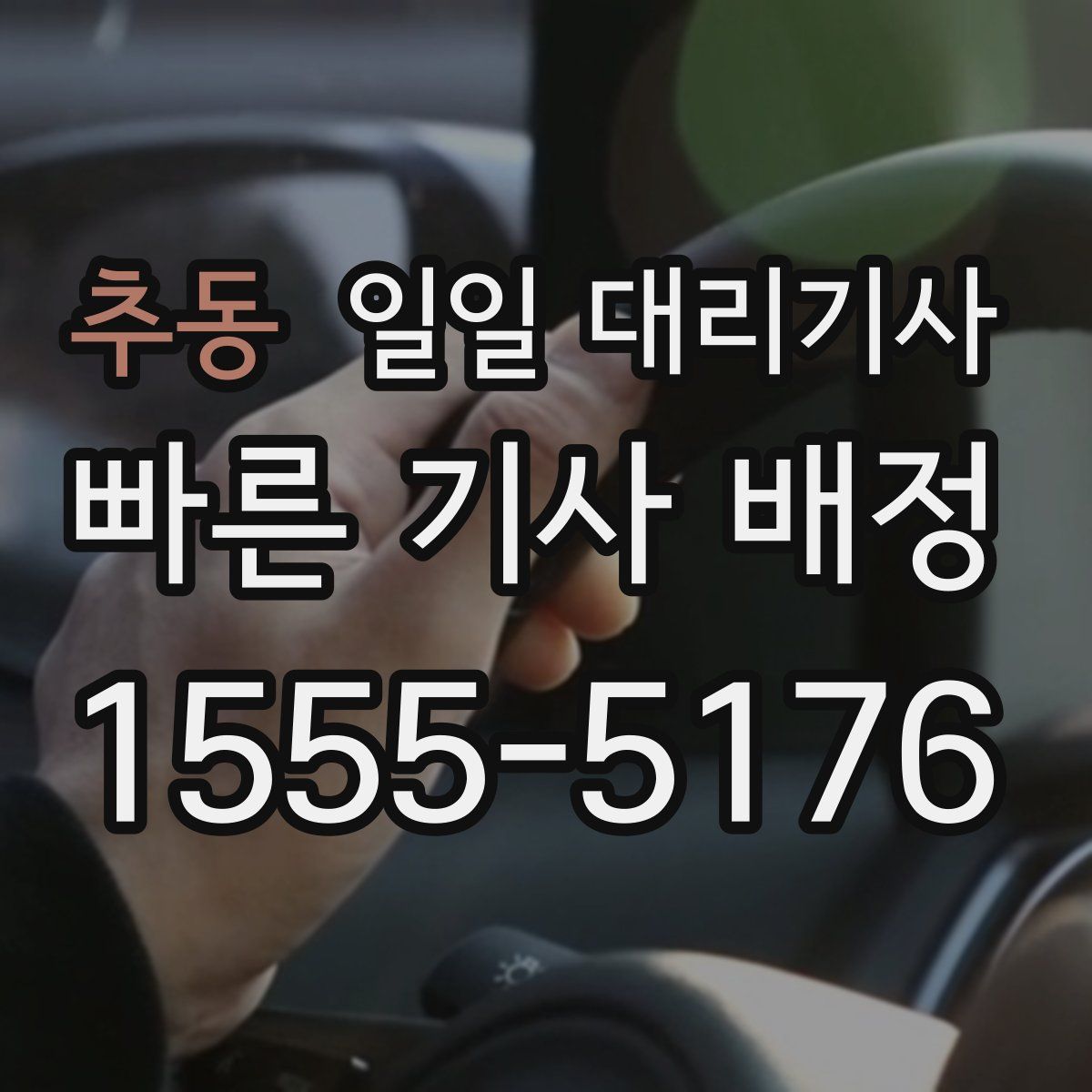 추동 일일 대리기사