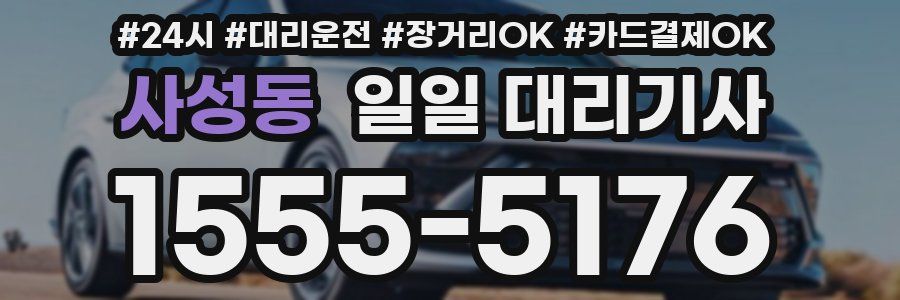 사성동 일일 대리기사