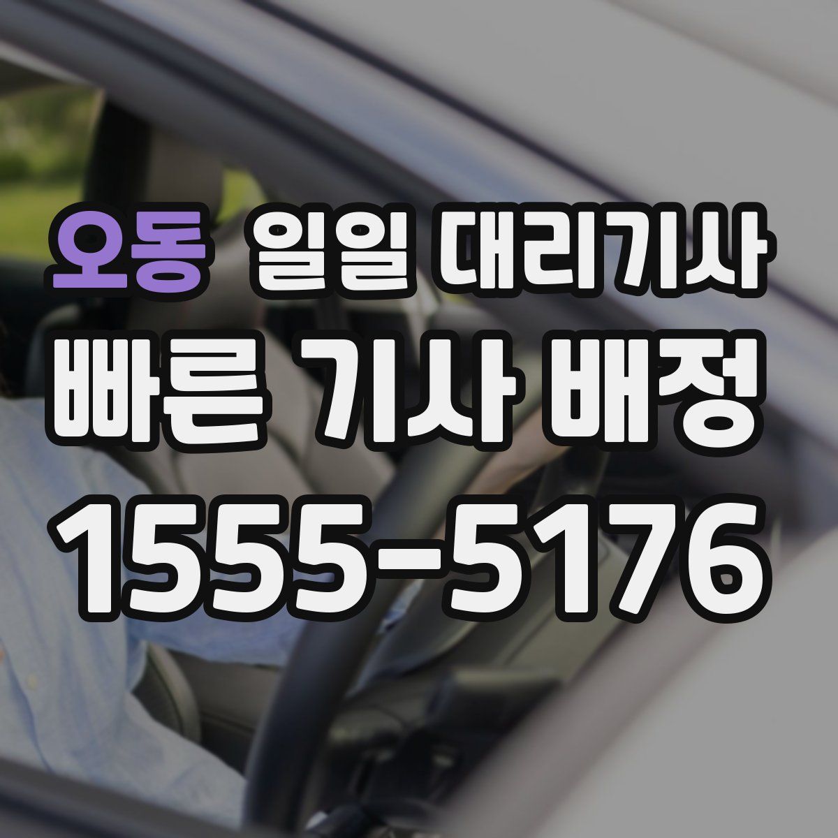 오동 일일 대리기사