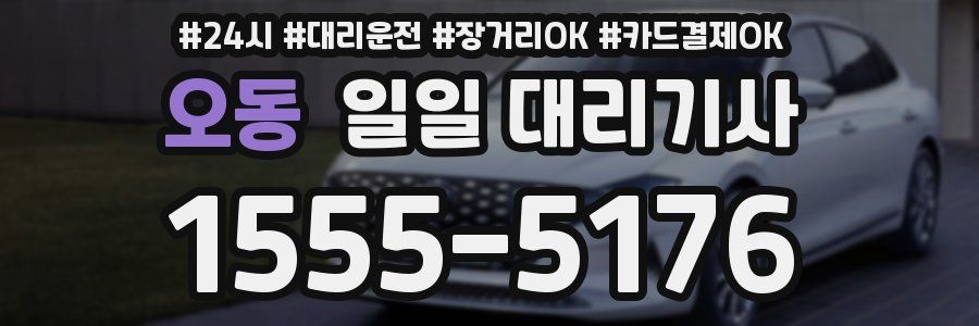 오동 일일 대리기사