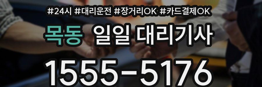 목동 일일 대리기사