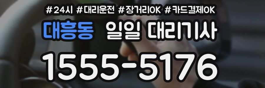 대흥동 일일 대리기사
