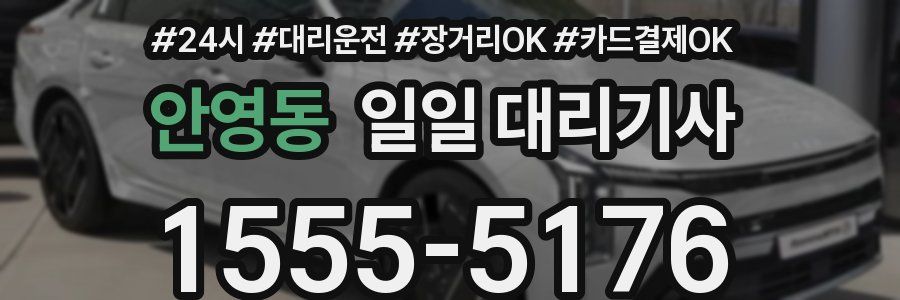 안영동 일일 대리기사