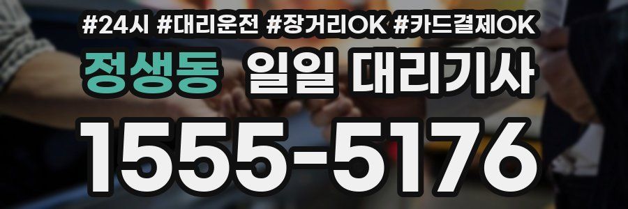 정생동 일일 대리기사
