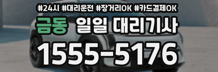 금동 일일 대리기사