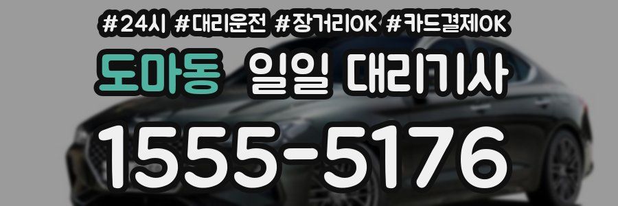 도마동 일일 대리기사