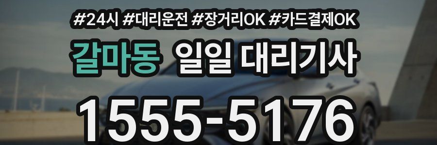 갈마동 일일 대리기사