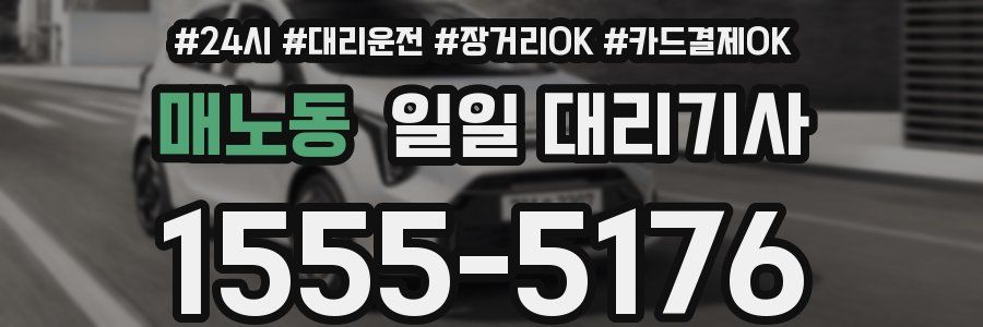 매노동 일일 대리기사