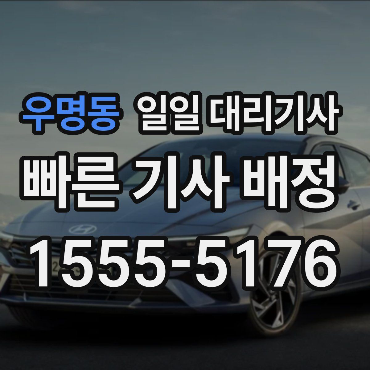 우명동 일일 대리기사