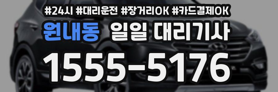 원내동 일일 대리기사