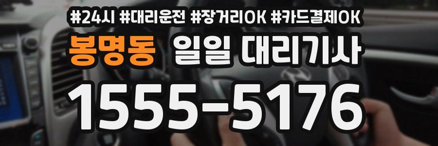 봉명동 일일 대리기사