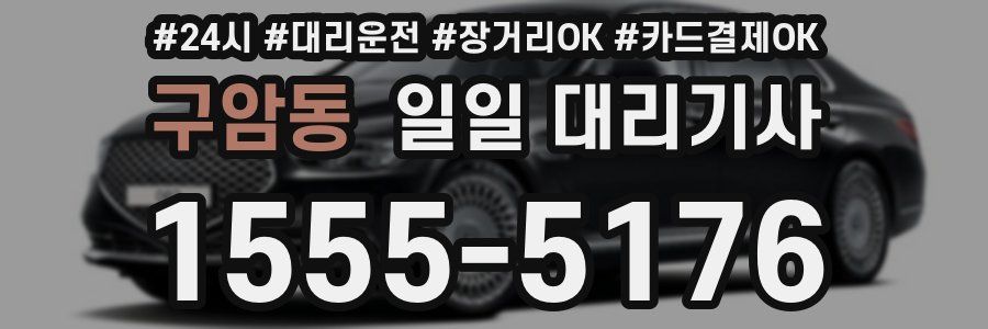 구암동 일일 대리기사