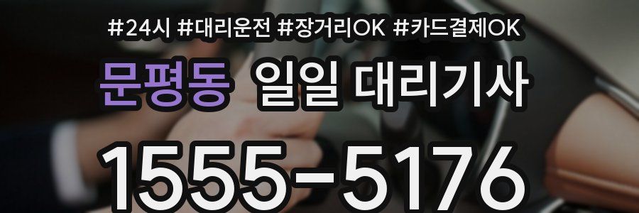 문평동 일일 대리기사