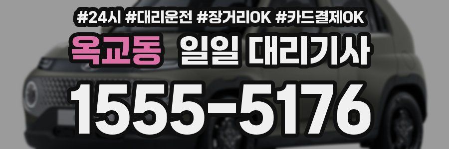 옥교동 일일 대리기사