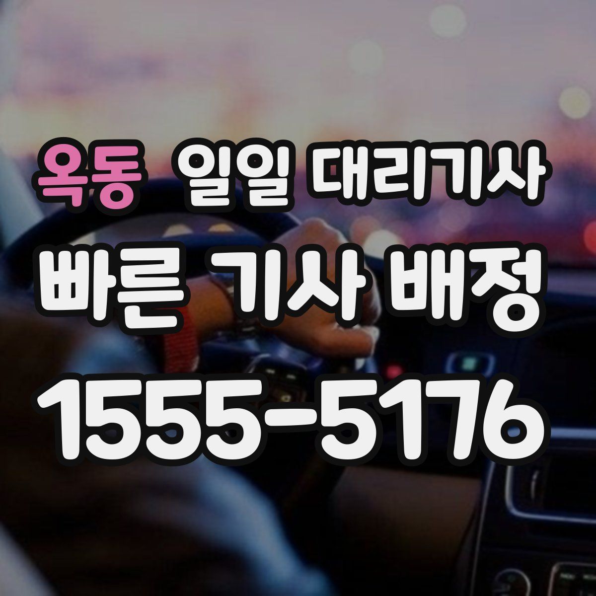 옥동 일일 대리기사