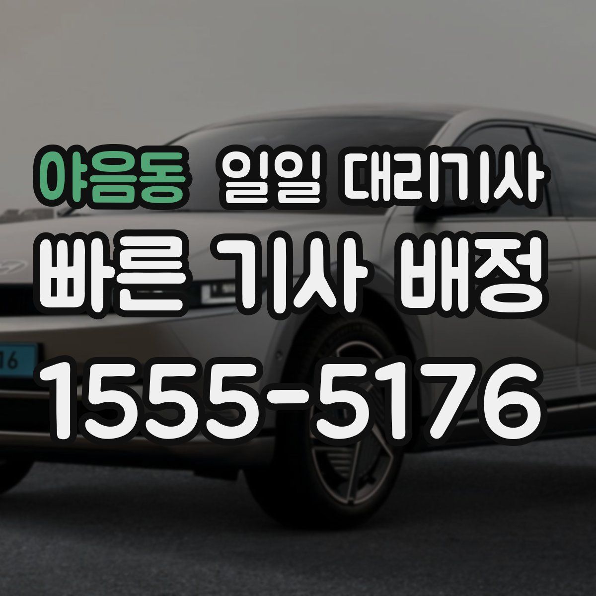 야음동 일일 대리기사