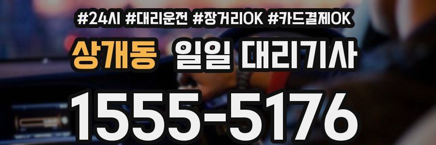 상개동 일일 대리기사