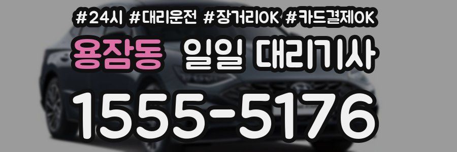 용잠동 일일 대리기사