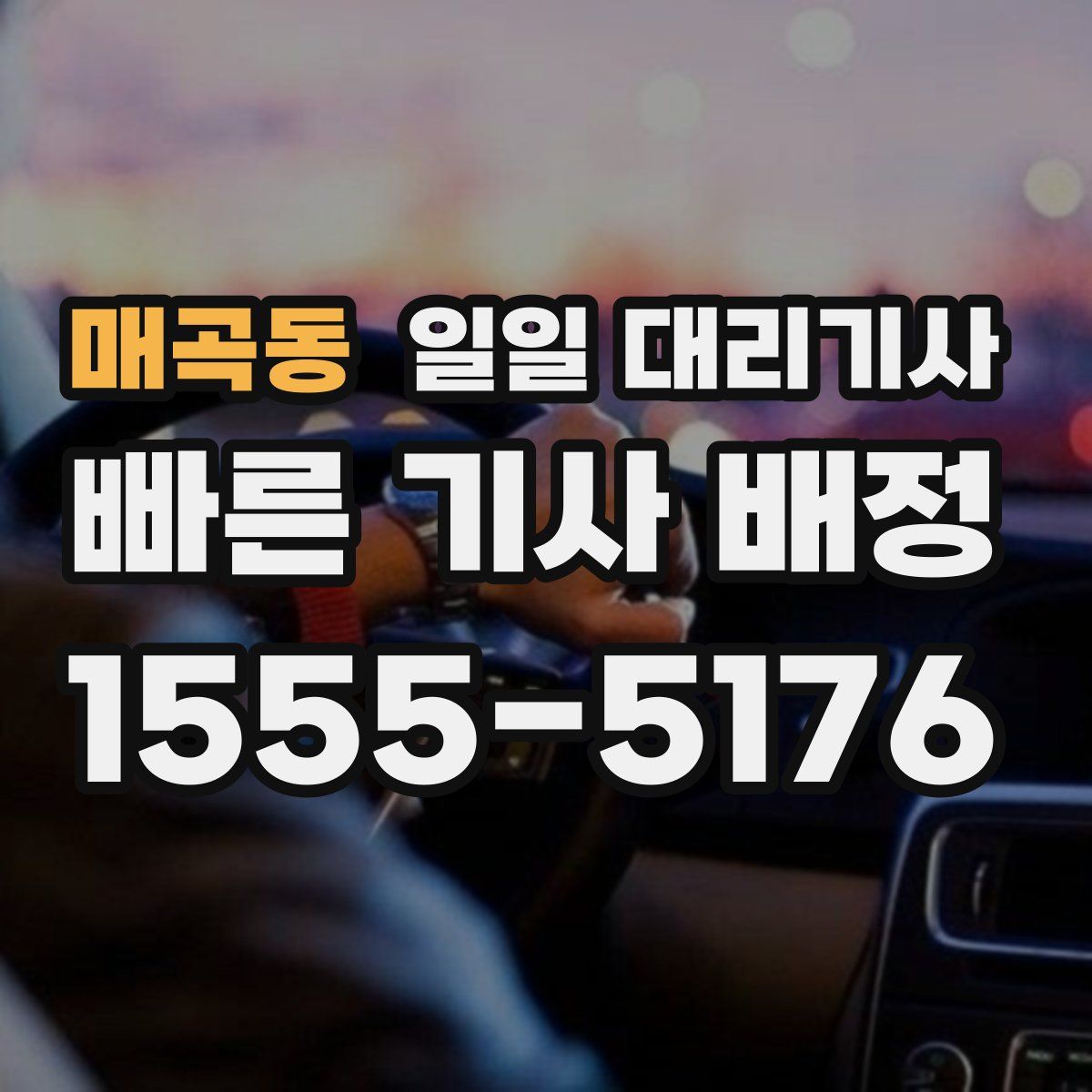 매곡동 일일 대리기사