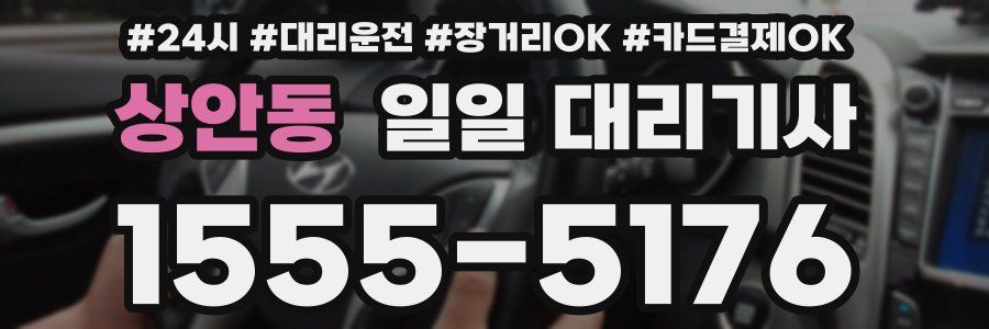 상안동 일일 대리기사