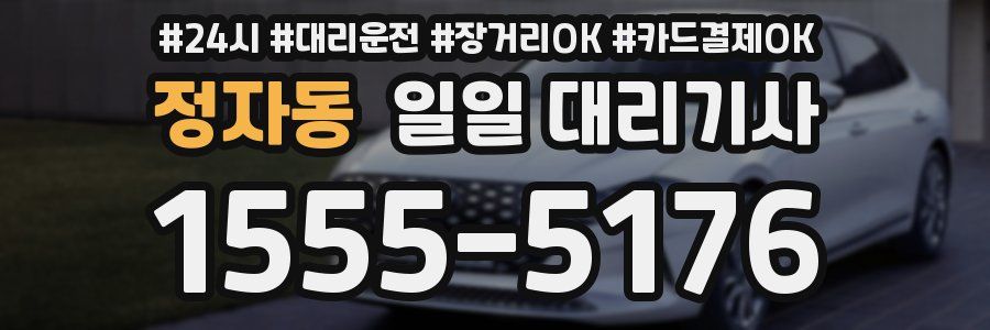정자동 일일 대리기사