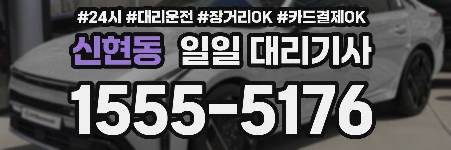 신현동 일일 대리기사