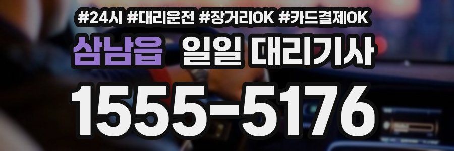 삼남읍 일일 대리기사