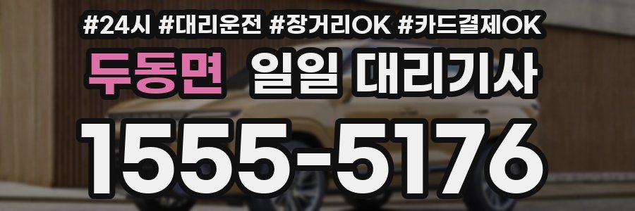 두동면 일일 대리기사