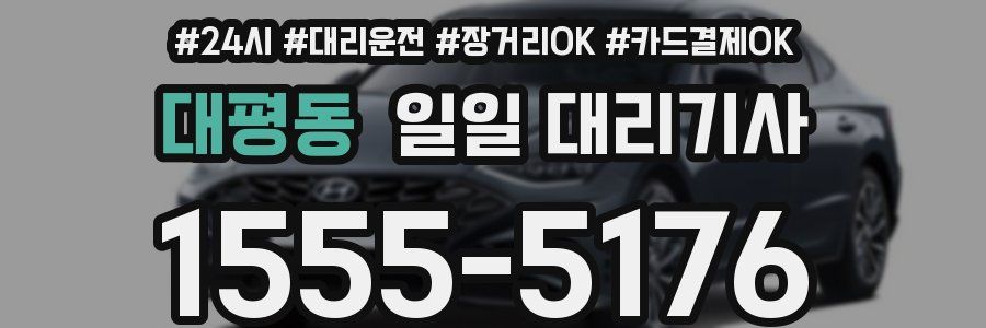 대평동 일일 대리기사