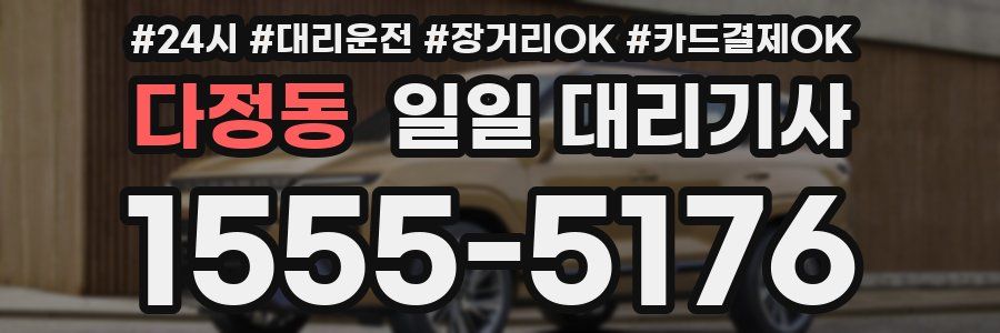 다정동 일일 대리기사