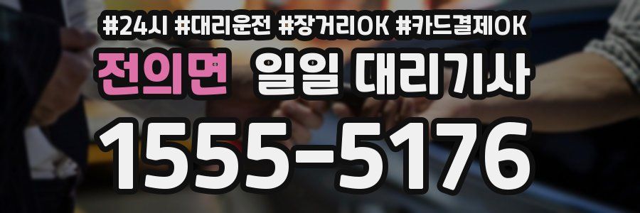 전의면 일일 대리기사