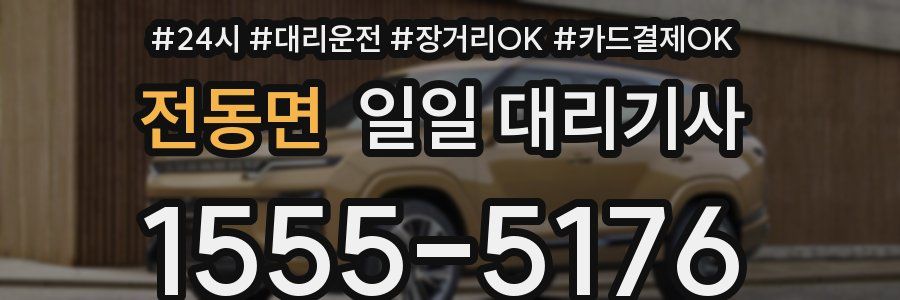 전동면 일일 대리기사